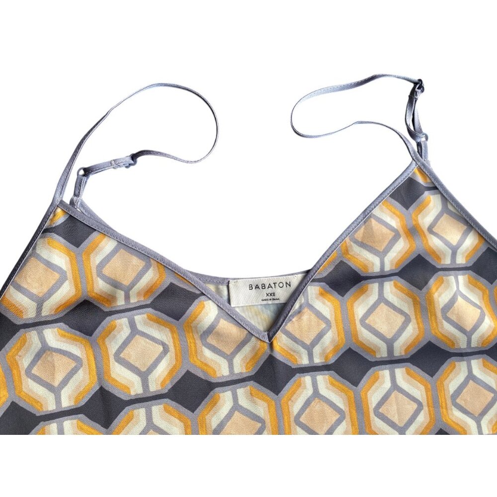 Aritzia Babaton XXS Camisole Tank Top Teddy Sexy Summer Vacation Classic Boho‎ - Picture 2 of 4